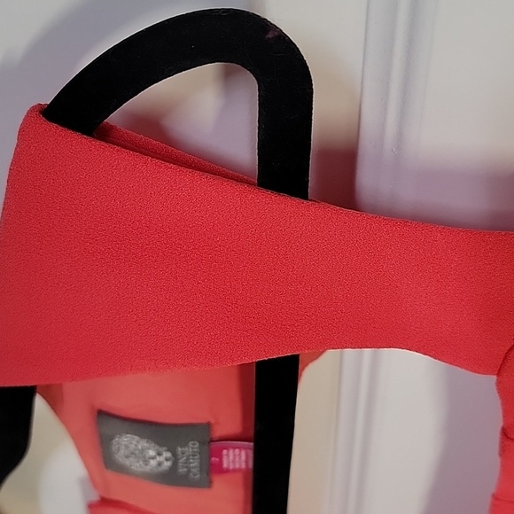 VINCE CAMUTO NWOT CORAL SHEATH DRESS SZ 2 - Picture 7 of 16